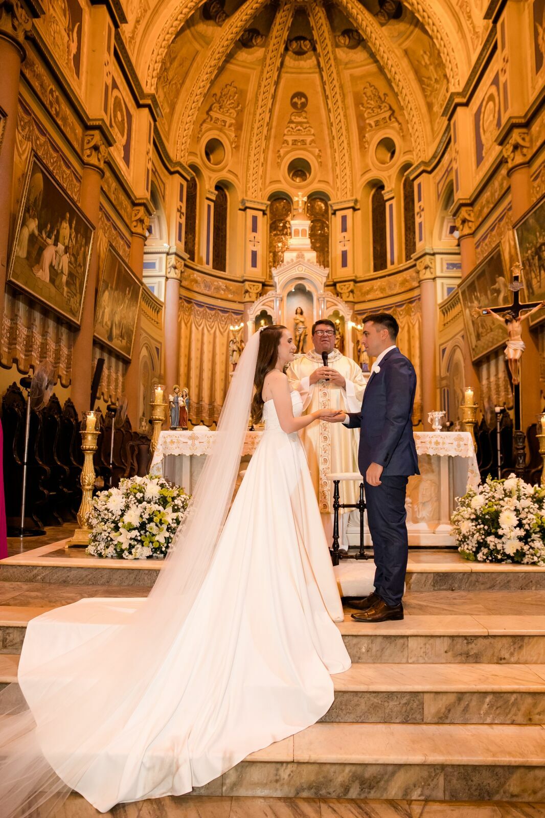 Foto Casamento Isabela e Vinícius - Catedral de Ribeirão Preto - Imagem 33