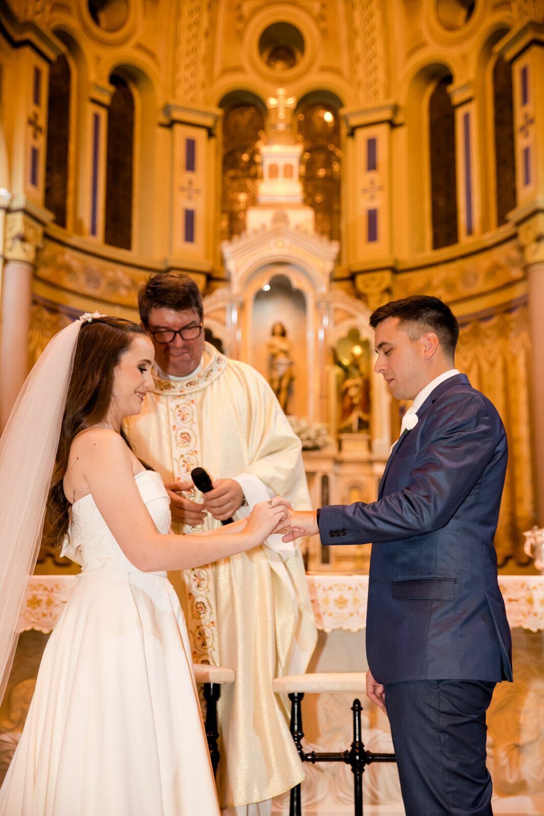 Foto Casamento Isabela e Vinícius - Catedral de Ribeirão Preto - Imagem 36