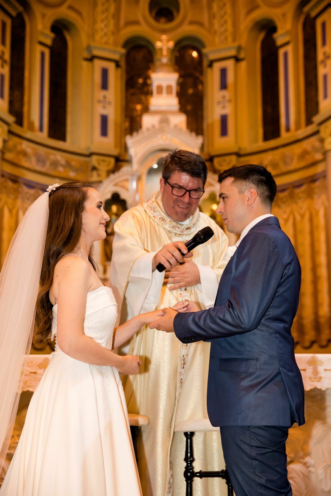 Foto Casamento Isabela e Vinícius - Catedral de Ribeirão Preto - Imagem 35